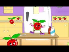 An apple a day keeps the doctor away Nursery Rhyme Lyrics and Video