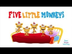 Five little monkeys jumping on the bed Rhyme Lyrics and Video Activities