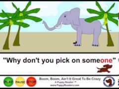 Boom Boom ain't it great to be crazy Rhyme